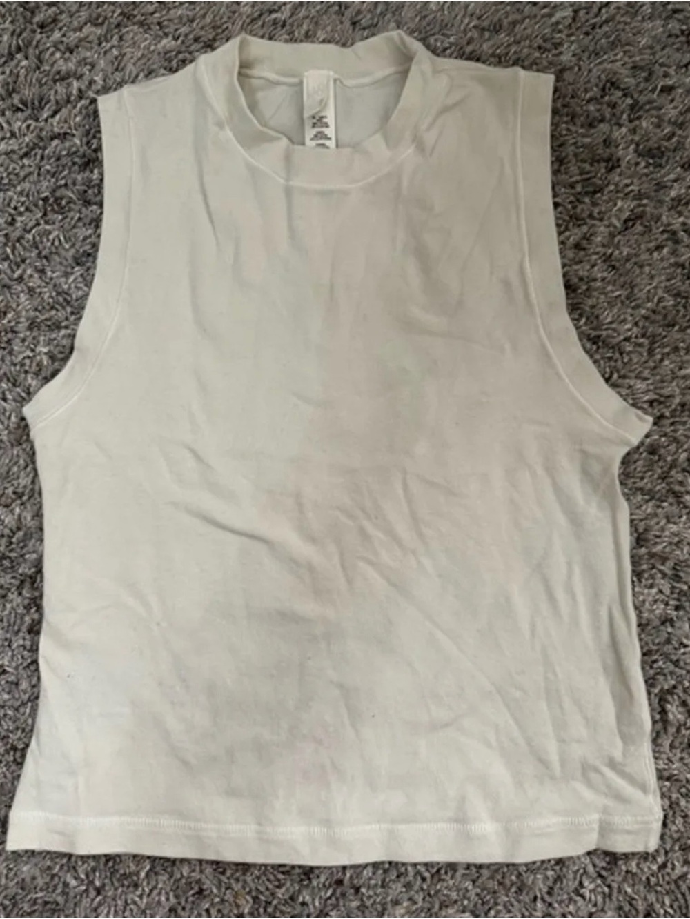 SKIMS White Sleeveless Tank Top